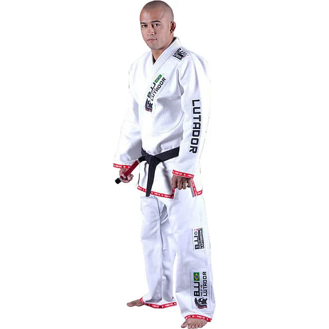 Кімоно для Бразильського Джіу-Джитсу Blitzsport Lutador Pro Star Біле