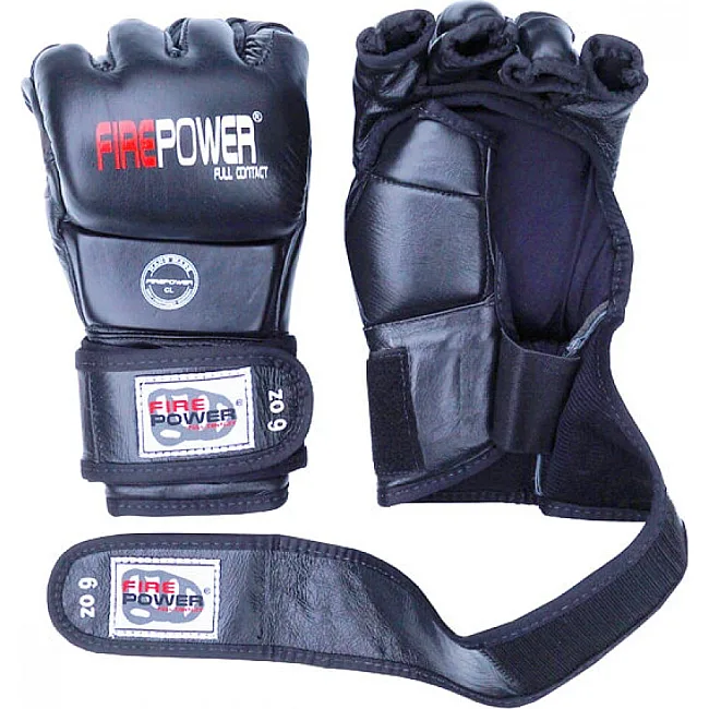 Перчатки MMA FirePower FPMG3 Черные