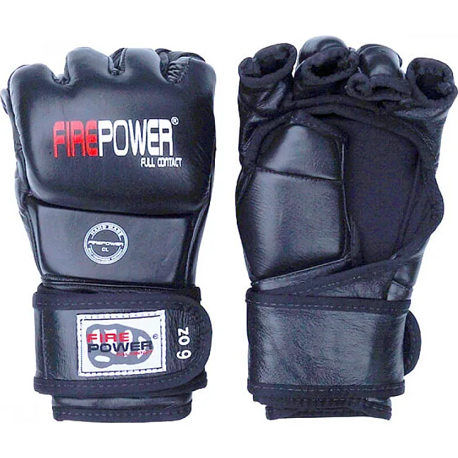 Перчатки MMA FirePower FPMG3 Черные