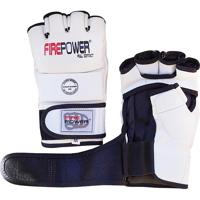Перчатки MMA FirePower FPMGA1 Белые