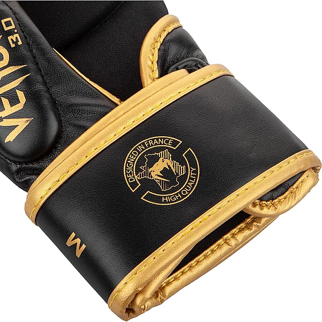 Перчатки MMA Sparring Venum Challenger 3.0 Черные с золотым