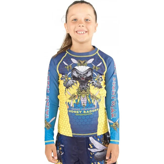 Рашгард детский Tatami Fightwear Honey Badger V5 (YS) Принт