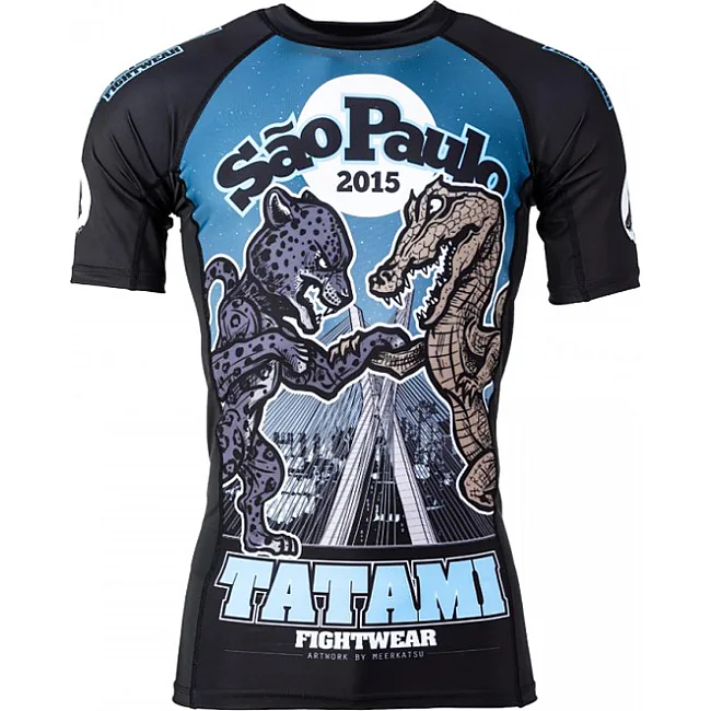 Рашгард с коротким рукавом Tatami Fightwear Sao Paulo Принт
