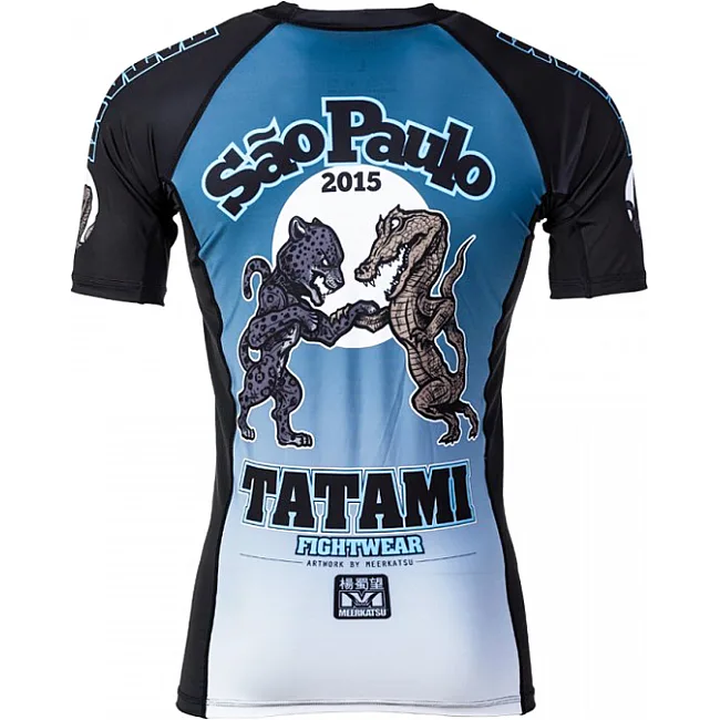Рашгард с коротким рукавом Tatami Fightwear Sao Paulo Принт