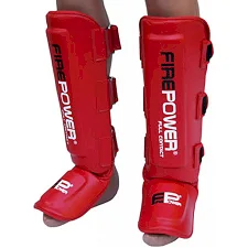 Защита голени и стопы (Щитки) FirePower FPSGA5 Красные