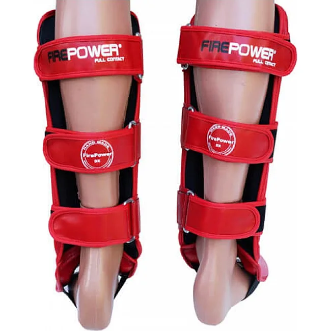 Защита голени и стопы (Щитки) FirePower FPSGA5 Красные