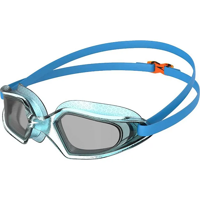 Детские очки для плавания Speedo HYDROPULSE GOG JU голубой, дымчатый OSFM