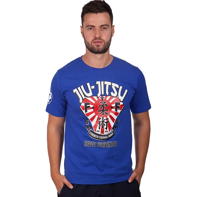 Футболка мужская JIU-JITSU JJ-40 (Синий)