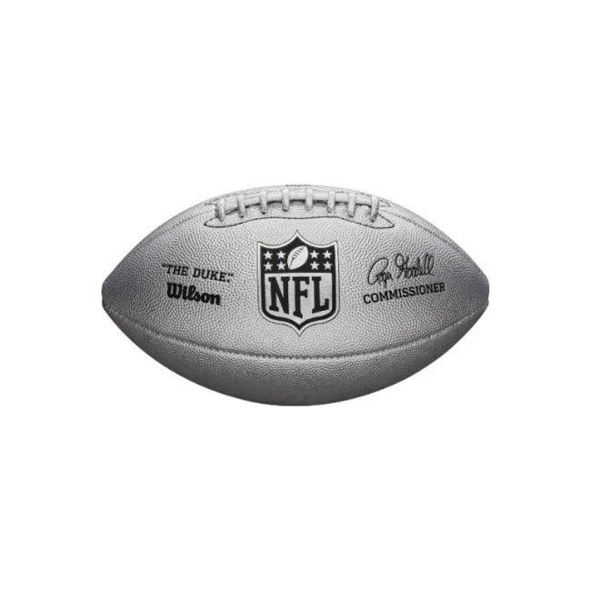 М'яч для американського футболу Wilson Duke metallic edition OS FB silver