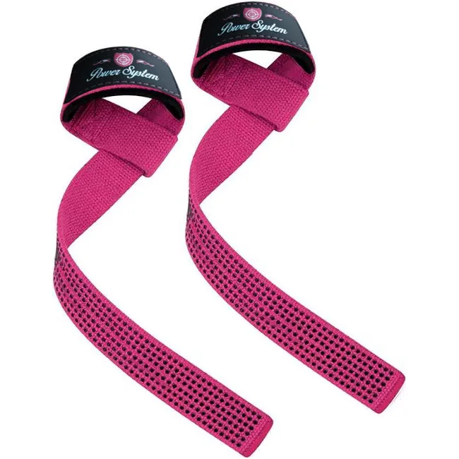 Ламки для тяги POWER SYSTEM PS-3420 G-Power Straps Pink