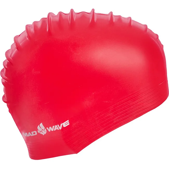 Шапочка для бассейна латексная для взрослых MADWAVE SOLID SOFT M056502 (Белый)
