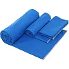 Комплект полотенец для пляжа и бассейна из микрофибры BEACH TOWEL T-PPT 3шт (Синий)