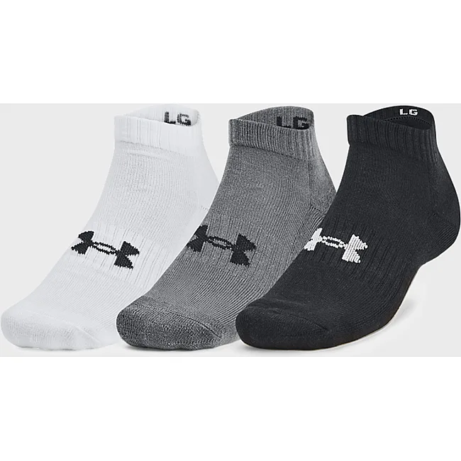 Шкарпетки UNDER ARMOUR Core Low Cut 3pk