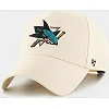 Кепка MVP 47 Brand NHL SAN JOSE SHARKS бежевый OSFA