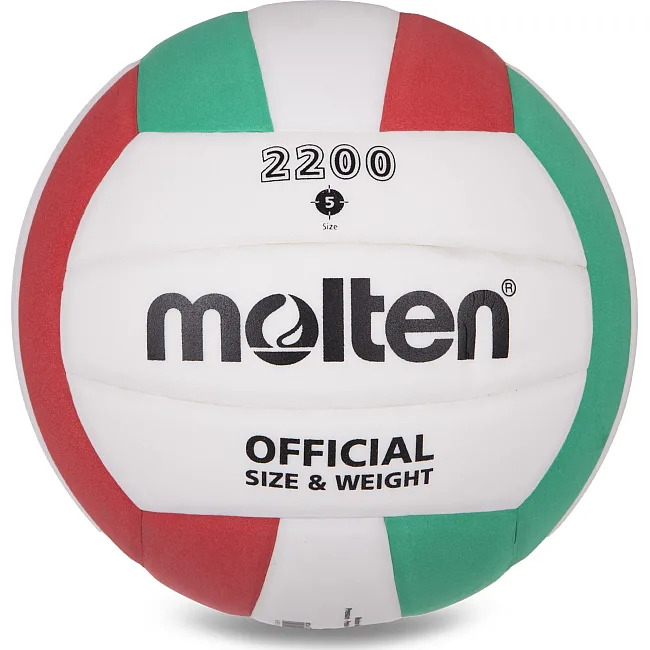 Волейбольный мяч
 MOLTEN V5C2200 №5 PU
-красный