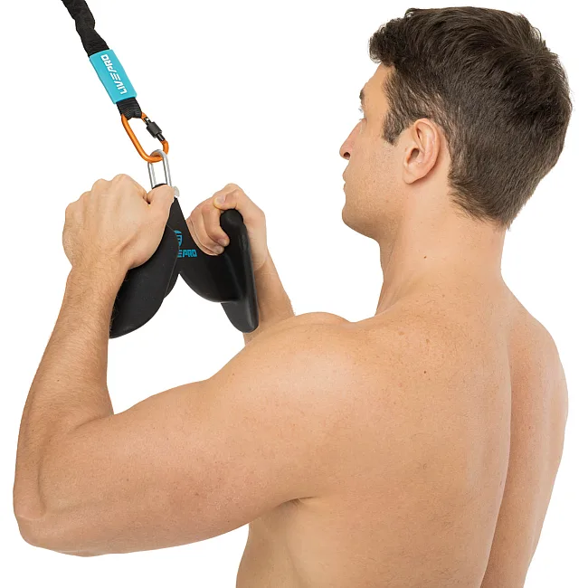 Рукоять для тяги c узким хватом
 V-grip нескользящее покрытие LiveUp LP8323 27,5см