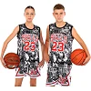 Детская баскетбольная форма
 NBA клуб Chicago Bulls 23 BA-6644 (Черный-белый)