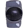 Защита для роликов детская наколенники налокотники перчатки HYPRO SK-6968 (Серый-черный)