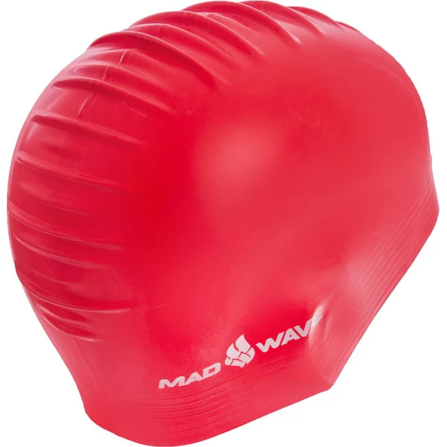 Шапочка для бассейна латексная для взрослых MADWAVE SOLID SOFT M056502 (Белый)