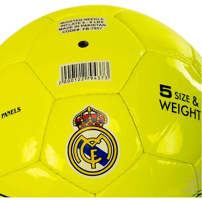 Футбольний м'яч BALLONSTAR REAL MADRID CRYSTAL FB-7957 №5 PU