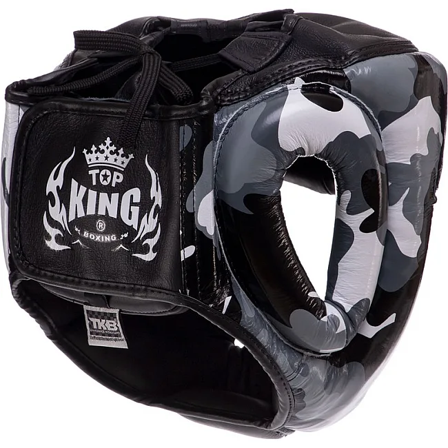 Тренировочный шлем для бокса кожа
 TOP KING Empower Camouflage TKHGEM-03 (Камуфляж
)
