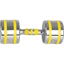 Гантель хромированный inSPORTline Yellsteel 12 кг