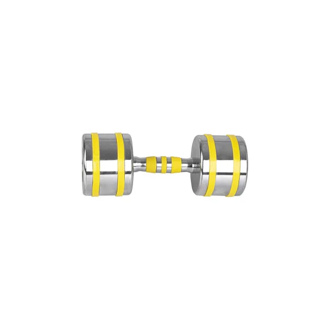 Гантель хромированный inSPORTline Yellsteel 12 кг