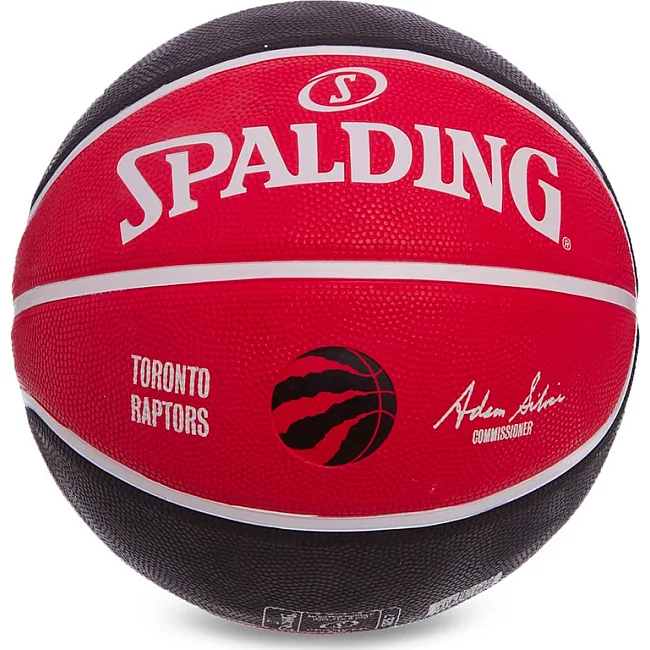 Баскетбольний м'яч гумовий SPALDING NBA Team TORONTO RAPTORS 83511Z №7