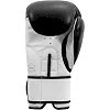 Боксерские перчатки TITLE Premier Leather Black/White (бинты 4м. в комплекте)