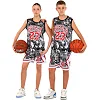 Детская баскетбольная форма
 NBA клуб Chicago Bulls 23 BA-6644 (Черный-белый)