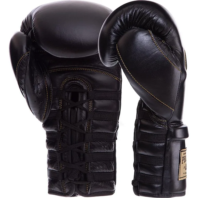 Боксерские перчатки
 на шнуровке кожаные UFC PRO Prem Lace Up UHK-75045 14унций