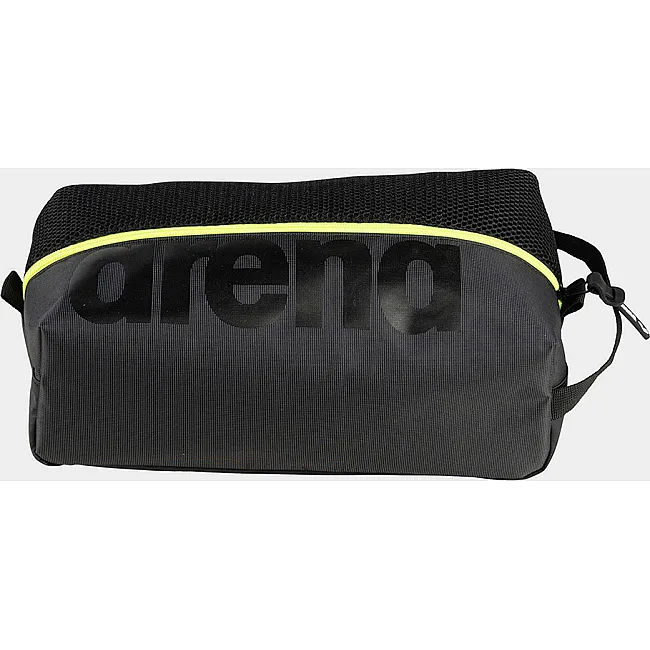 Сумка Arena SPIKY III POCKET BAG темно-дымчатый, неоново-желтый ‎34 x 12 x 18