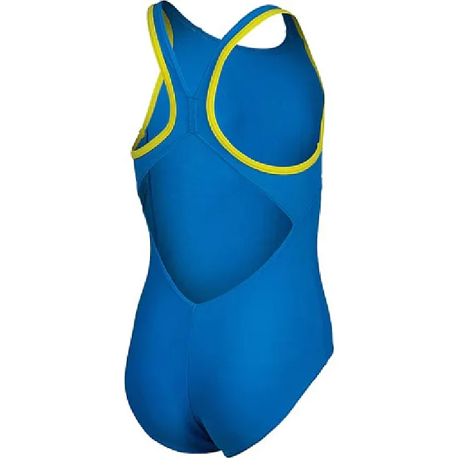 Купальник Arena SHAKING SWIMSUIT V BACK ONE PI голубой, желтый, белый