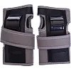 Защита для роликов детская наколенники налокотники перчатки HYPRO SK-6968 (Серый-черный)
