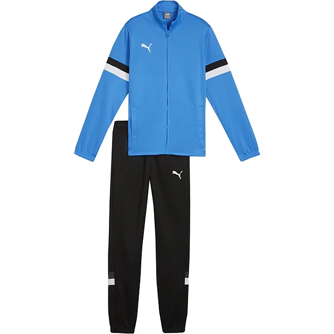 Детский спортивный костюм PUMA teamRISE Tracksuit Jr синий, черный