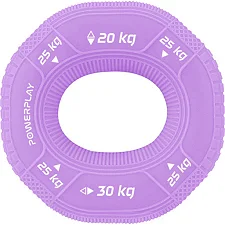 Эспандер кистевой силиконовый PowerPlay PP-4331 Medium 20-25-30 кг. Фиолетовый