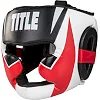 Боксерский шлем TITLE MMA Command Full Black/Red/White (капа в комплекте)