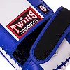 Тай-пэд ударный для Муай Тай прямой с ремнями и ручкой кожа TWINS
 KPL14 18x32x6см 1шт (Синий)