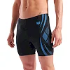 Плавки-шорты для мужчин Arena POSEIDONIA SWIM MID JAMMER черный, бирюзовый