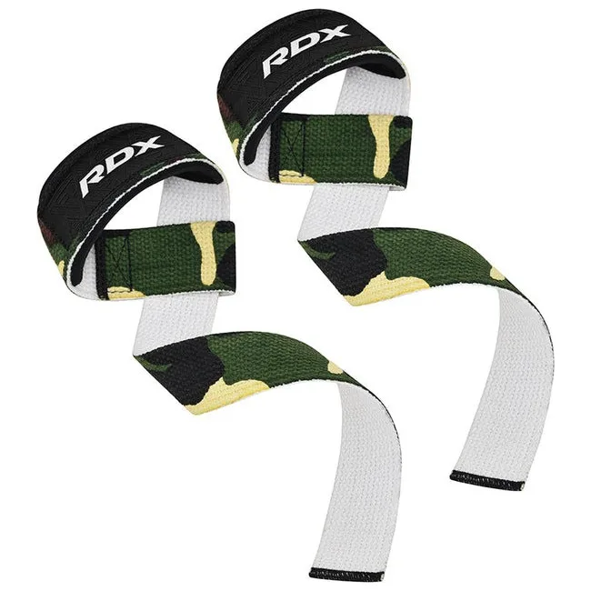 Лямки для тяги RDX W1 Gym Single Strap Camo Green Plus