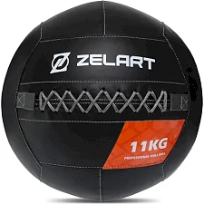 М'яч набивний медичний для кросфіту WALL BALL ZELART TA-7822-11 вага-11кг