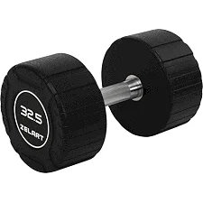Гантель профессиональная CPU покрытие ZELART TA-3111-32_5 1шт 32,5кг
