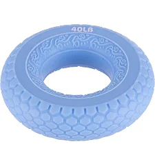 Кистевой эспандер кольцо JELLO FI-2524 1шт ø8см нагрузка 14-35кг (Голубой)