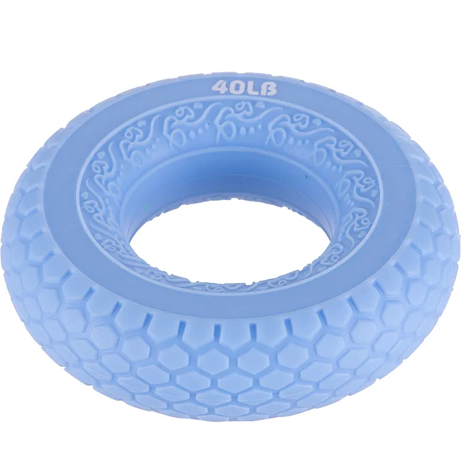 Кистевой эспандер кольцо JELLO FI-2524 1шт ø8см нагрузка 14-35кг (Голубой)