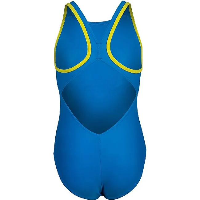 Купальник Arena SHAKING SWIMSUIT V BACK ONE PI голубой, желтый, белый