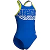 Купальник Arena SHAKING SWIMSUIT V BACK ONE PI голубой, желтый, белый