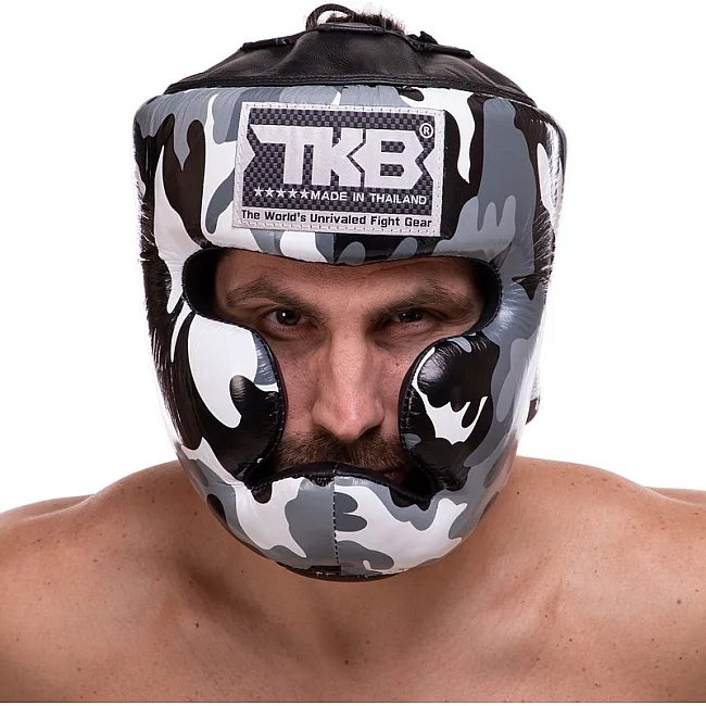 Тренировочный шлем для бокса кожа
 TOP KING Empower Camouflage TKHGEM-03 (Камуфляж
)