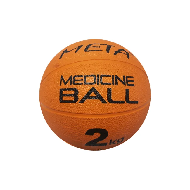 Медбол META Color Medicine Ball 2 kg оранжевый 19,5 см