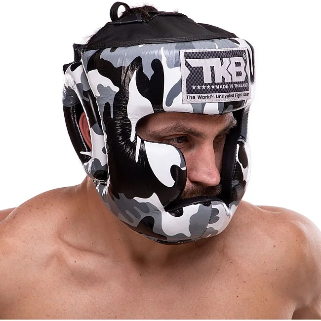 Тренировочный шлем для бокса кожа
 TOP KING Empower Camouflage TKHGEM-03 (Камуфляж
)