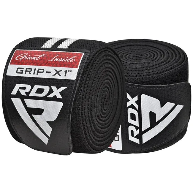 Бинты на колени RDX GYM KNEE WRAP R11 BLACK/WHITE